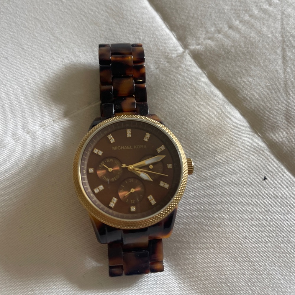 Michael Kors Tortoise Shell Watch